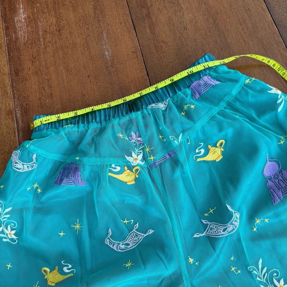 Hanna Andersson Disney Jasmine Tulle Embroidered Harem Pants Princess Aladdin Lg - Picture 15 of 16